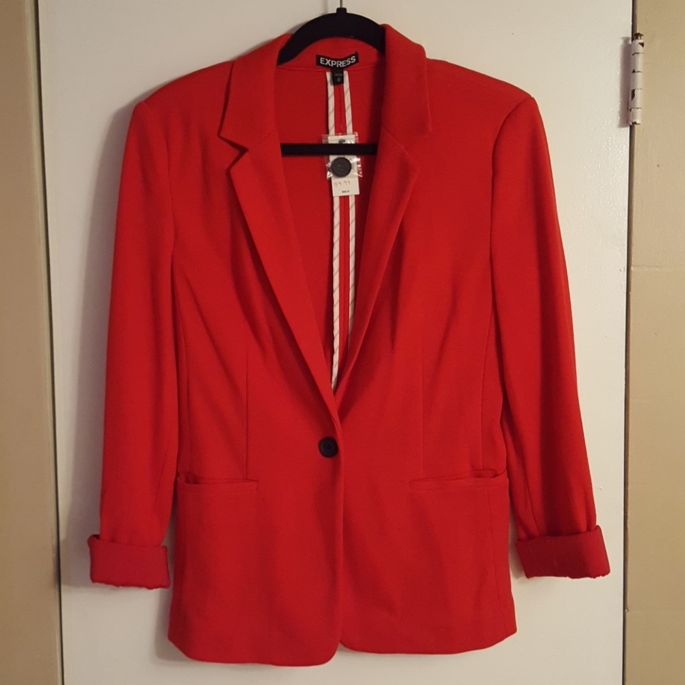 NWT Express Red Blazer